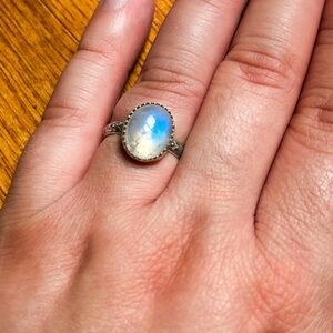 Handmade Silver Moonstone Ring